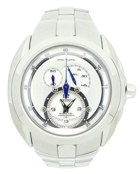 Oiritaly Watch Quartz Man Seiko SNL045P1 Kinetic Watches
